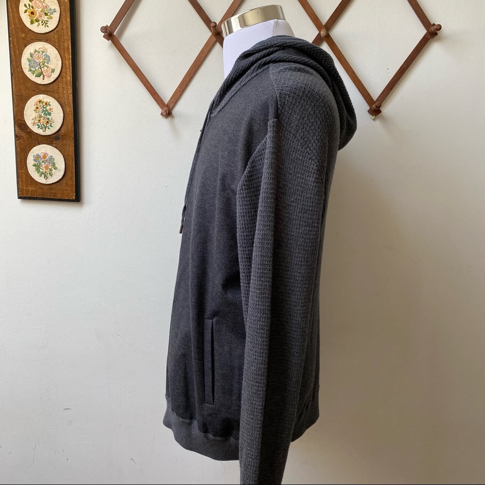 NWT Zachary Prell Cotton Cashmere Zip Hoodie - Picture 12 of 16
